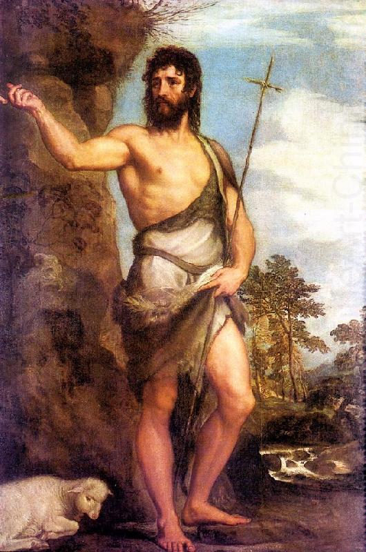 St. John the Baptist er, TIZIANO Vecellio